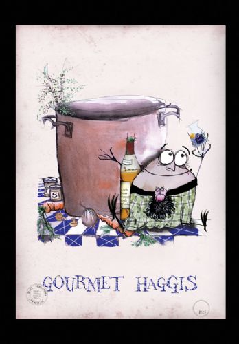 Gourmet Haggis Scottish Folklore by Tony Fernandes